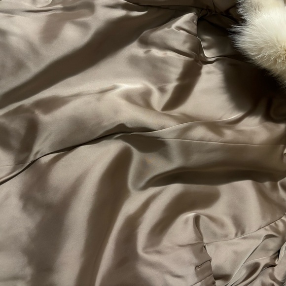 Genuine coyote and fox fur jacket small - medium - Picture 6 of 7